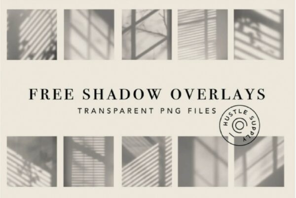10 hoch auflösende Schatten-Overlays
