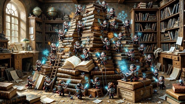 KI-Training: Der Vampir geht ins Antiquariat