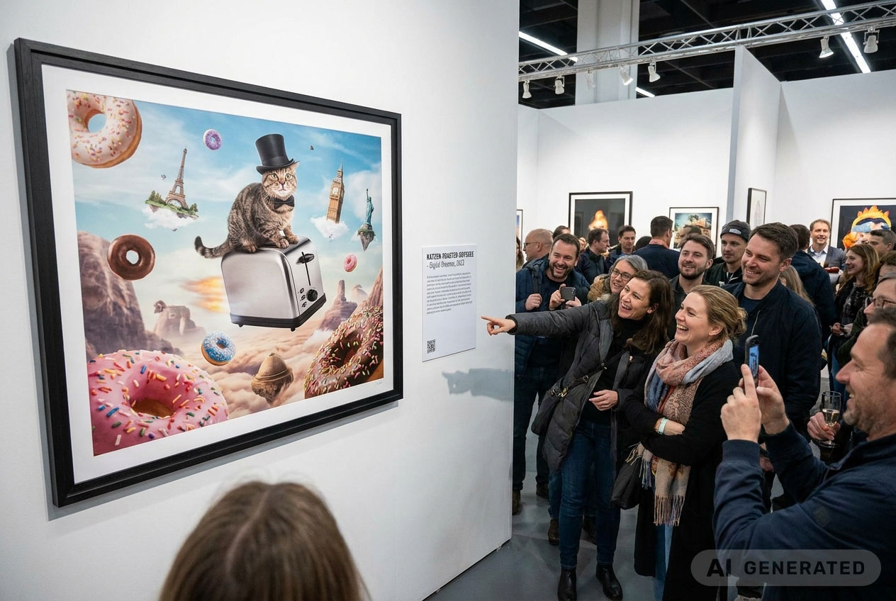 Herkömmliche Fotomontagen vermochten es auch, uns schon wegen des handwerklichen Könnens in Staunen zu versetzen. Bei KI-Bildern entfällt dieser Aspekt – da zählt höchstens noch die Bildidee, die uns beeindruckt, bewegt oder zum Schmunzeln bringt. So wäre es jedenfalls, wenn es heute noch einen DOCMA Award gäbe. Denn was soll man bewerten, wenn eine KI die komplette Bearbeitung und Komposition übernimmt?