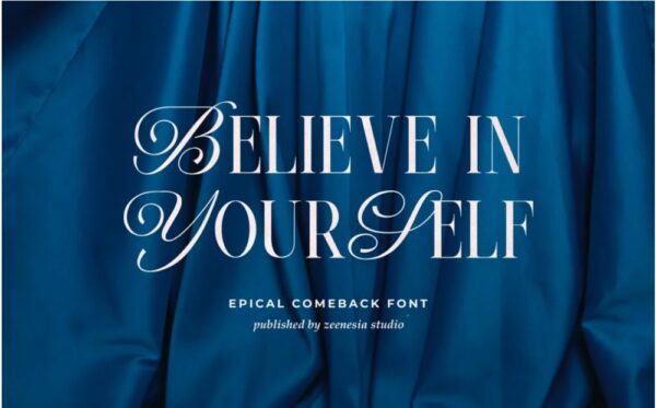 Serif-Font „Epical Comeback“