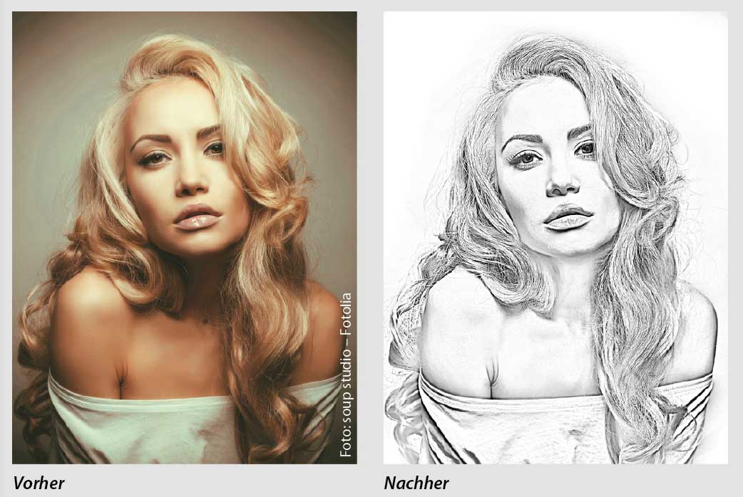 Fein Gezeichnet Wie Fotos Zu Zeichnungen Werden Docma