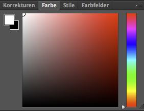 Farbe-Palette in Farbwürfel-Darstellung