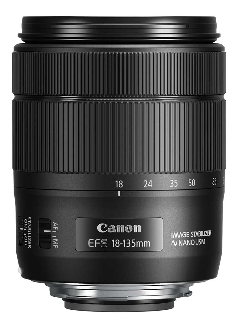 EF-S 18-135mm f3.5-5.6 IS USM Side without cap