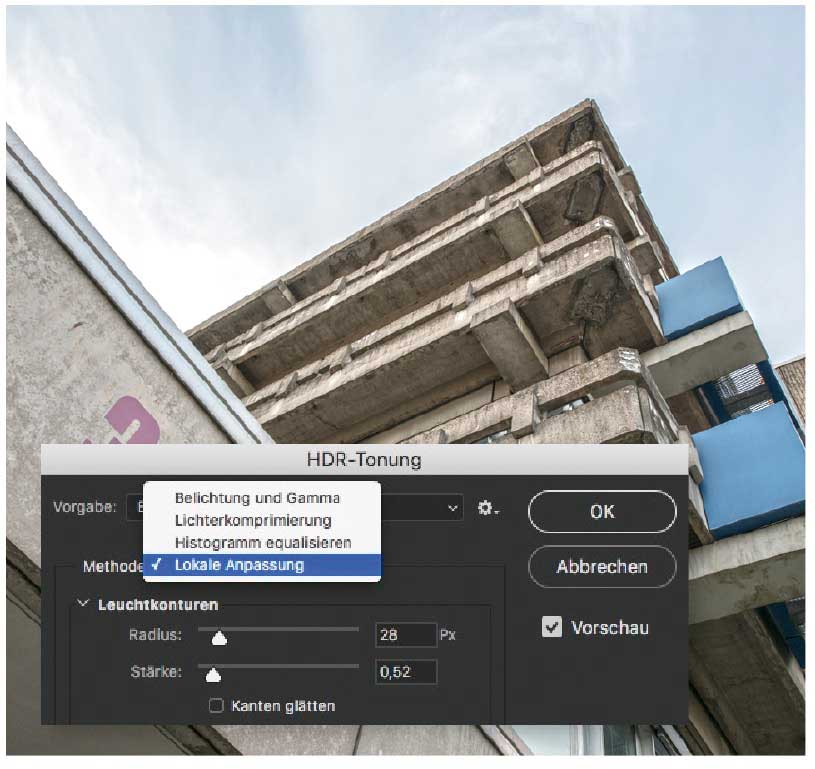 Photoshops Dramaqueen – der Filter HDR-Tonung