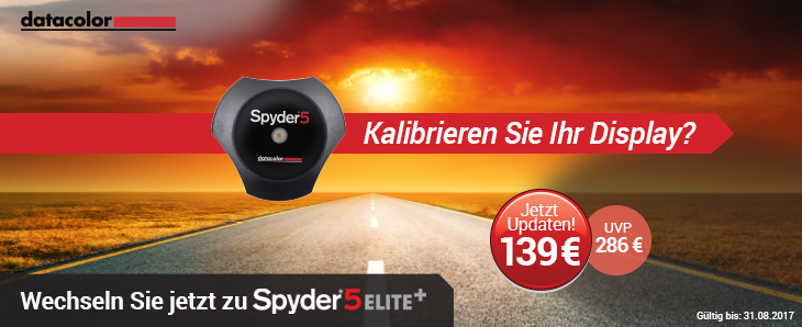 Datacolor verlängert Upgrade-Angebot für Spyder5 ELITE+