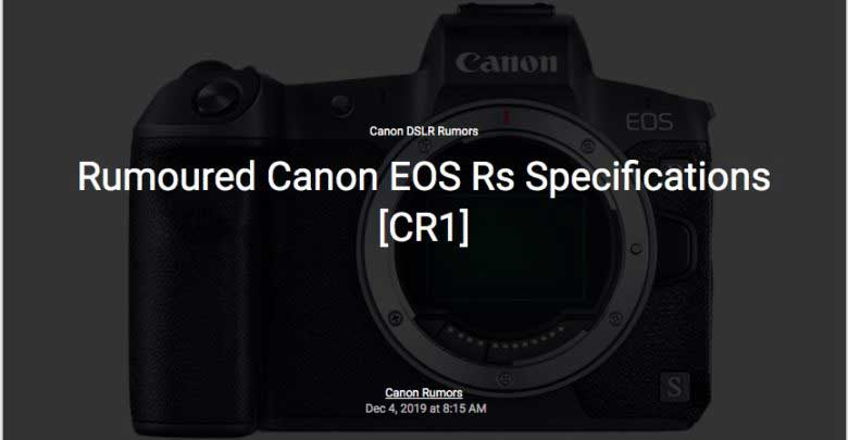 Bringt Canon bald eine EOS R mit 75-Megapixel-Sensor?