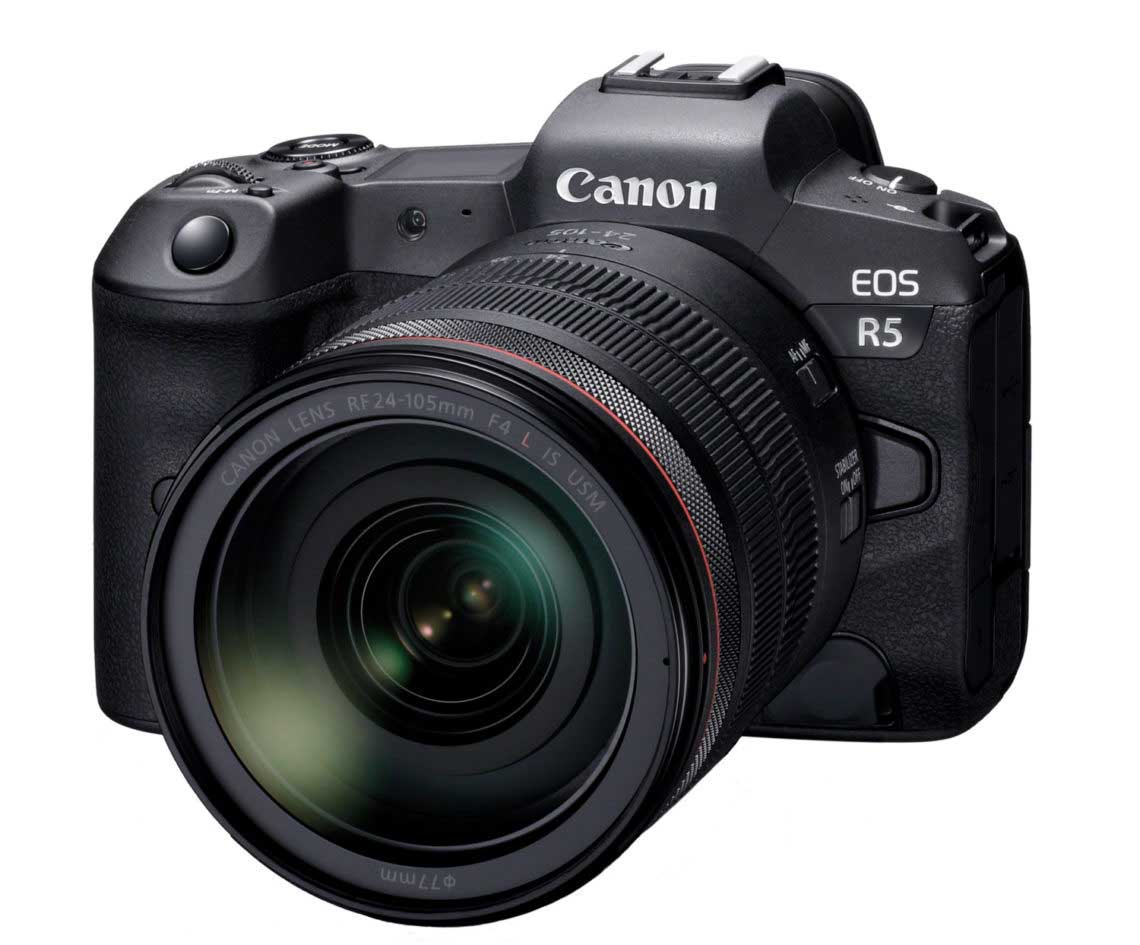 Canon entwickelt spiegellose Vollformatkamera Canon R5 für Profis