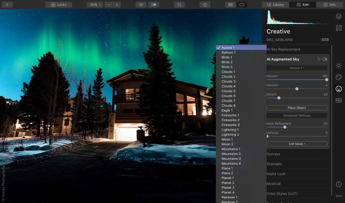 Luminar-Update bringt neue Augmented Sky-Funktionen und verbesserten Face Enhancer