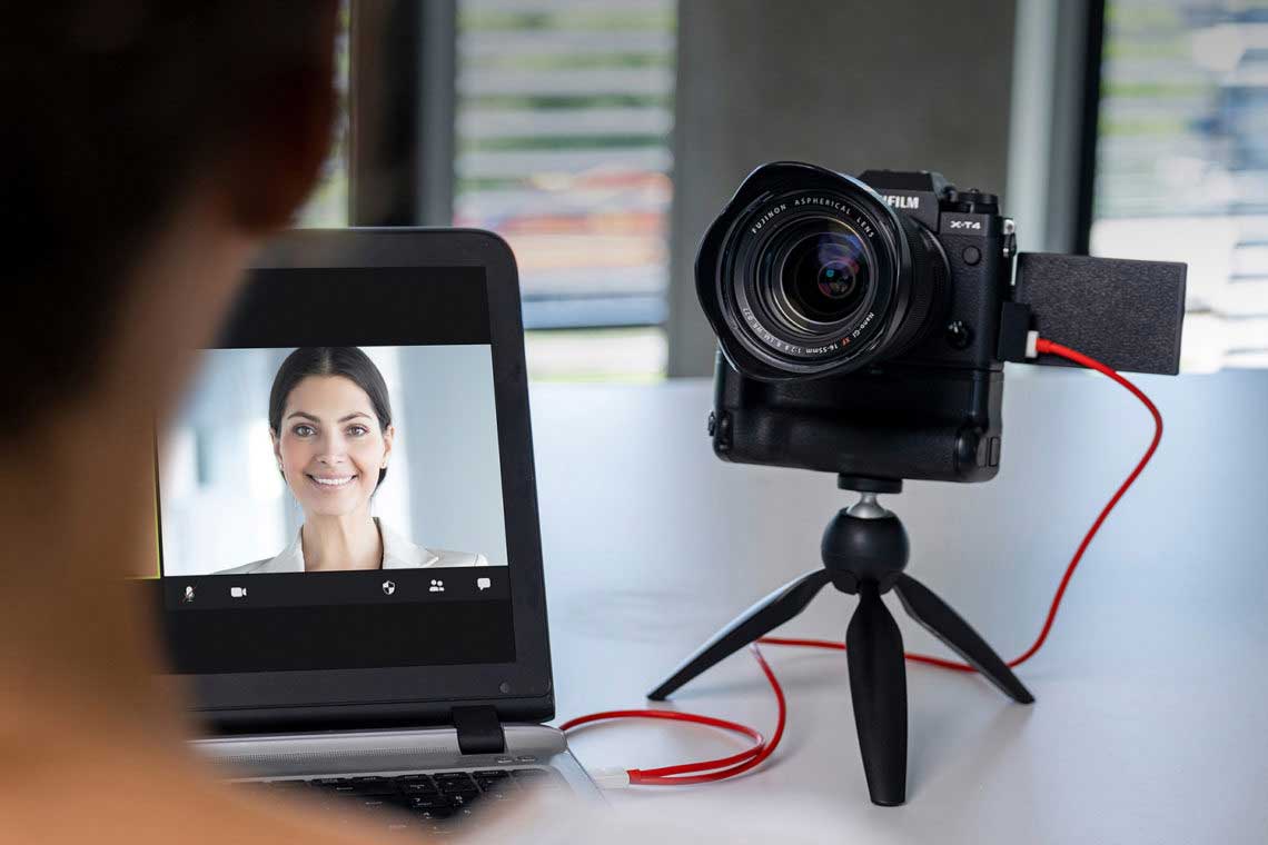 FUJIFILM X- und GFX-Kameras als Webcams nutzen