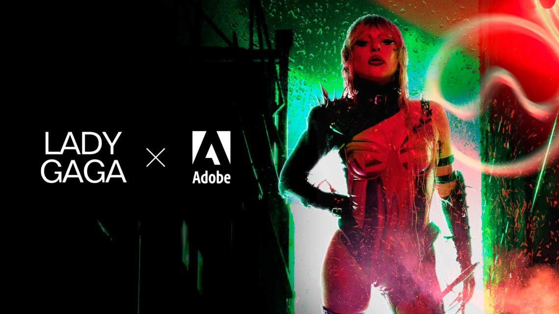 Adobe Kreativ-Challenge für Lady Gaga