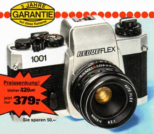 Revueflex 1977. Das Altglas-Erbe der Fotokatalog-Könige