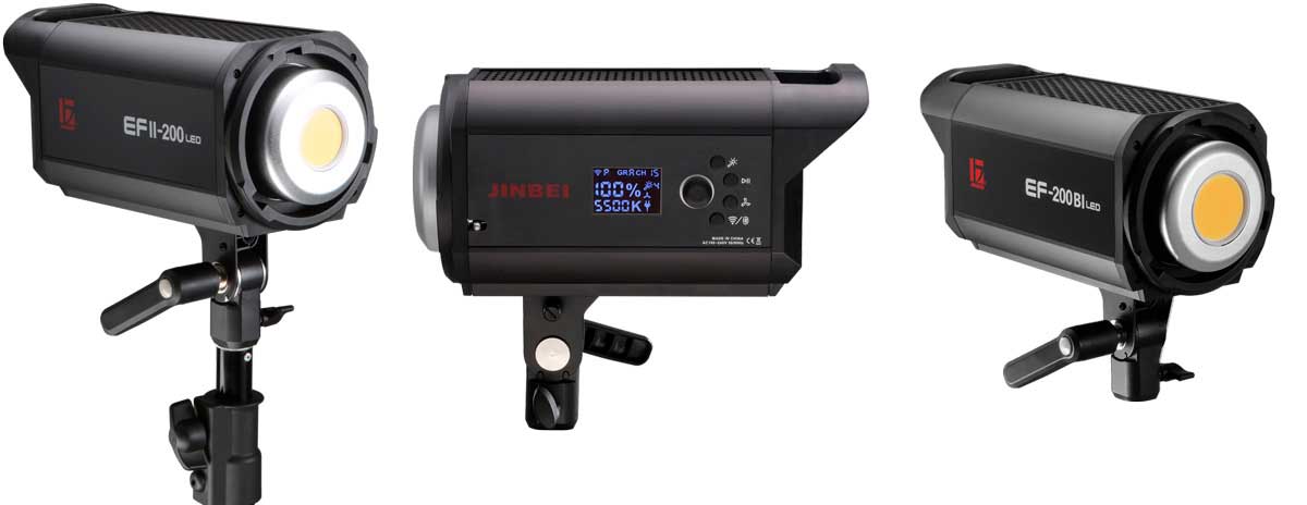 Jinbei LED-Dauerlichter für Foto- und Videoaufnahmen