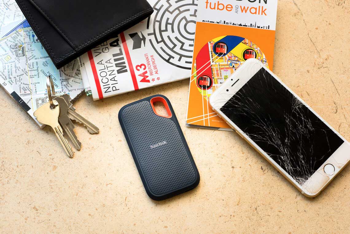 SanDisk Extreme Portable SSD V2 – schnelle Speicherlösung für unterwegs