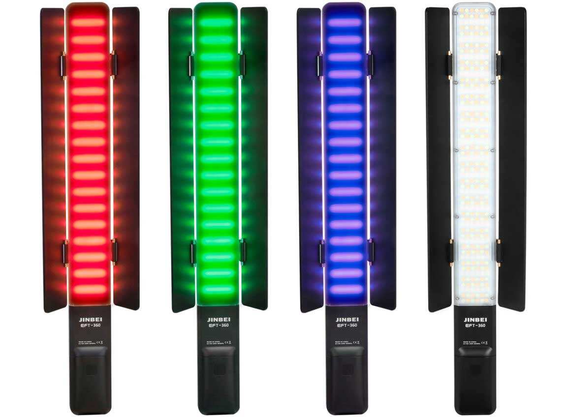 Jinbei bringt neue Dauerlichter und RGB-Stableuchte