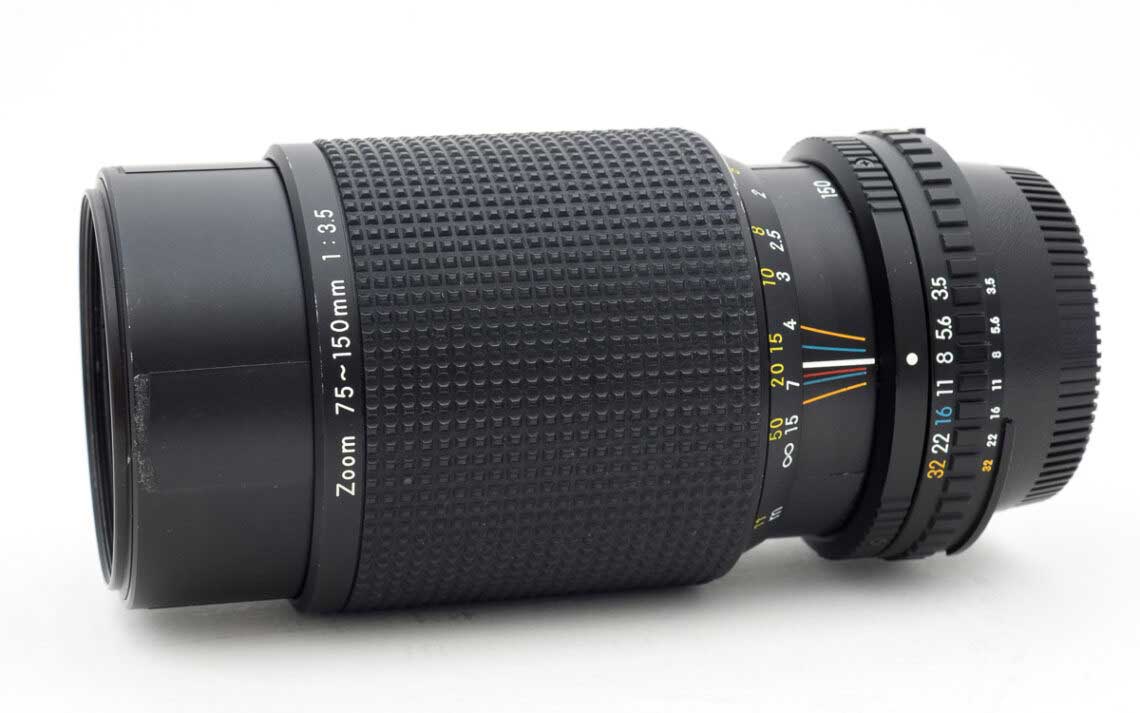 Nikon E 75-150. Alte Zoom-Objektive