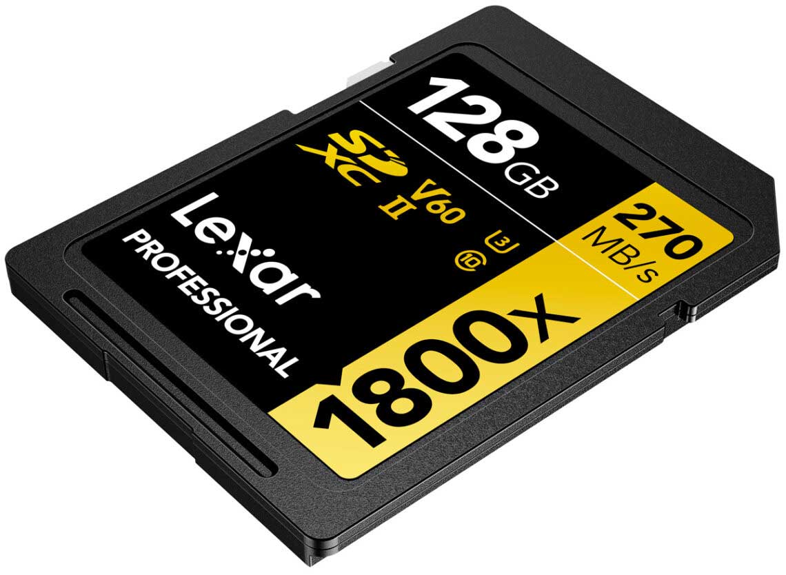 Lexar Professional 1800x SDXC UHS-II – schnelle Speicherkarten für Kameras