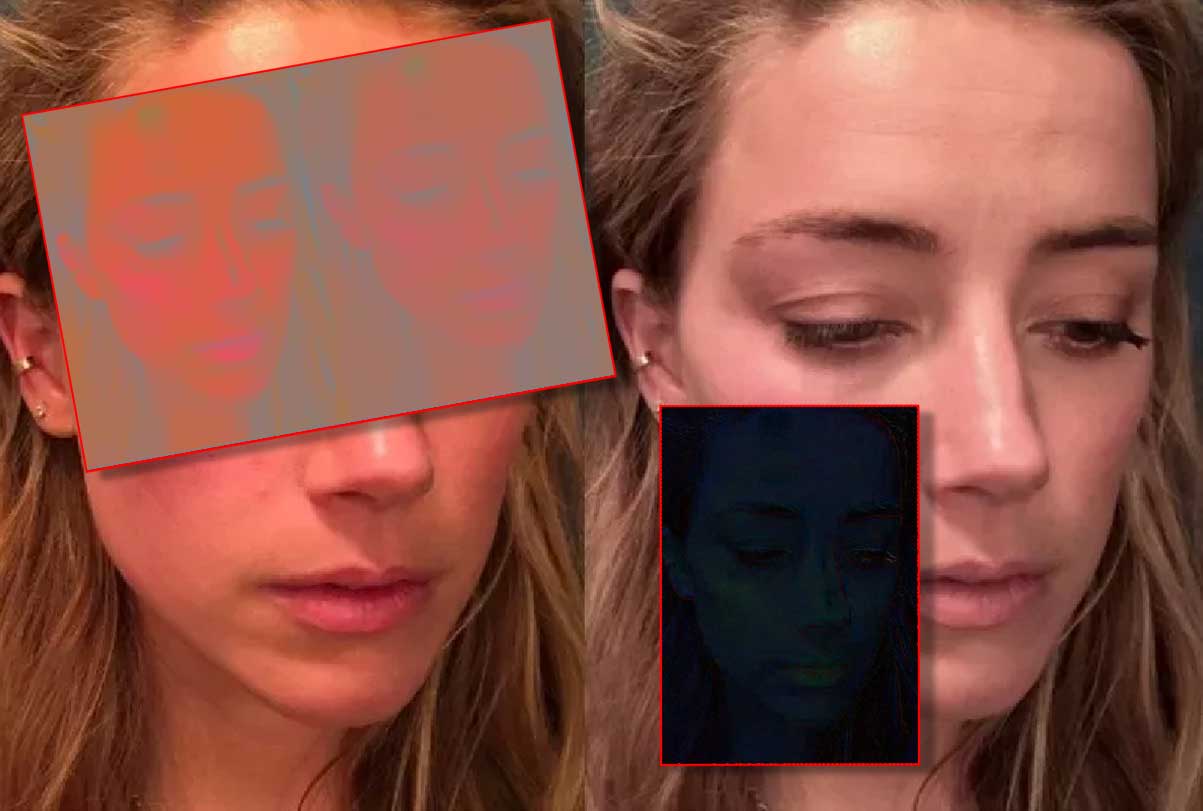 Lügt Amber Heard? Ein Blick mit Photoshop