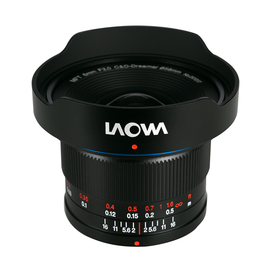 LAOWA 6mm f/2 Zero-D MFT – verzeichnungsfreies Ultraweitwinkel-Objektiv